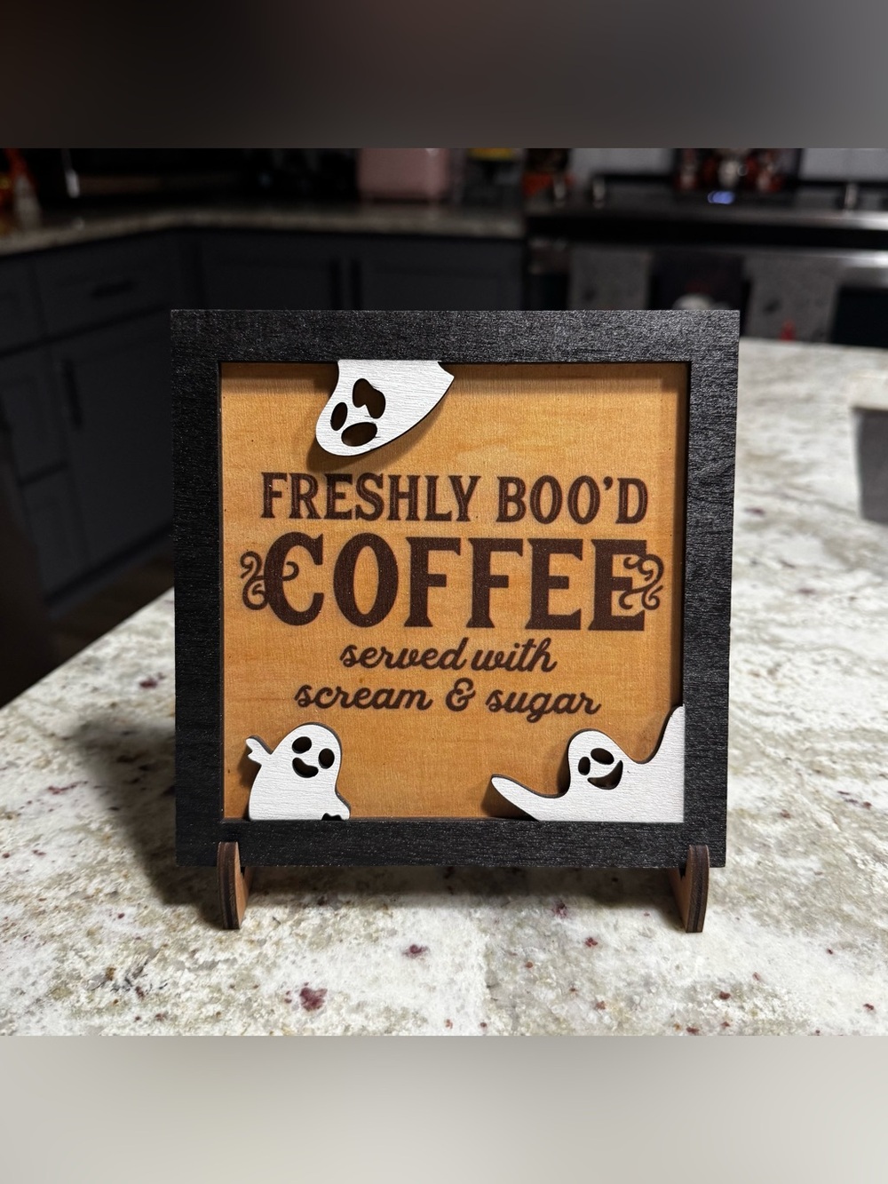 Freshly Boo'd Coffee Sign